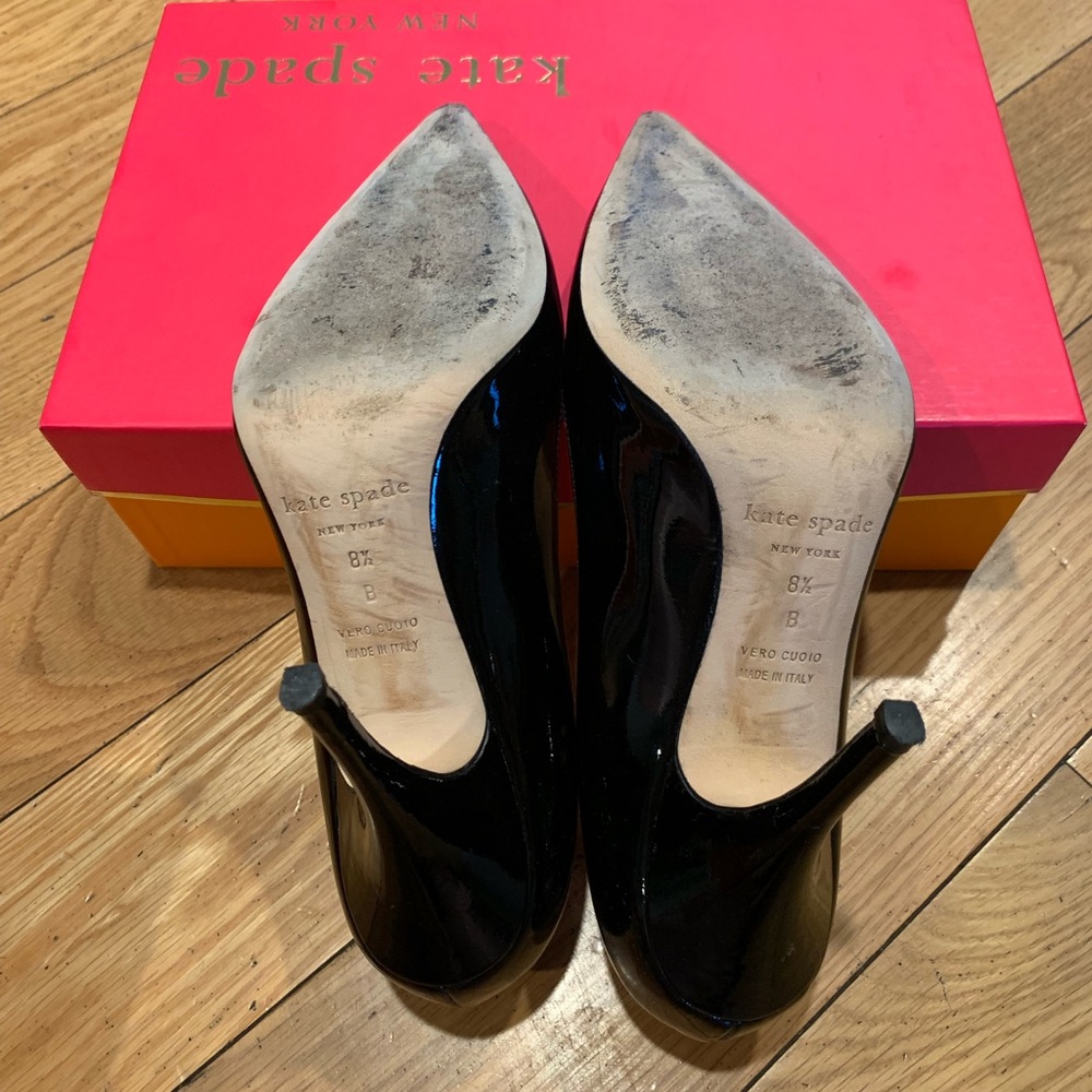 Kate Spade Licorice Pump, Patent Black Leather